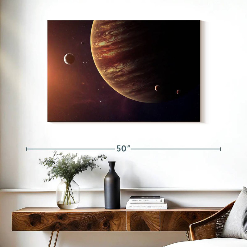 Oberle Jupiter From Space, 26" H x 39" W