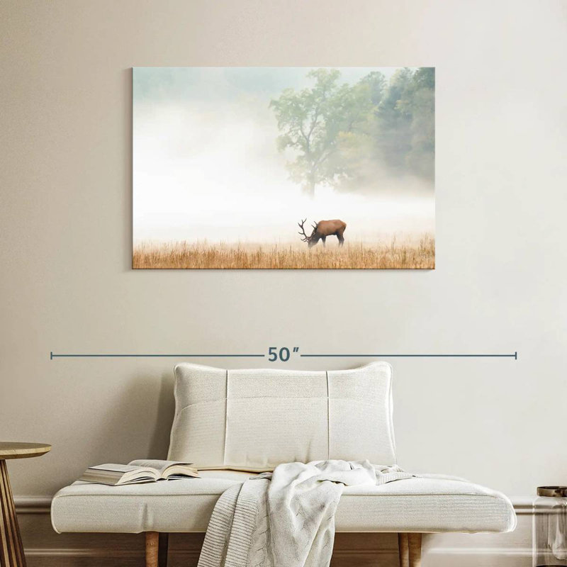 Cataloochee Elk, 26" H x 39" W