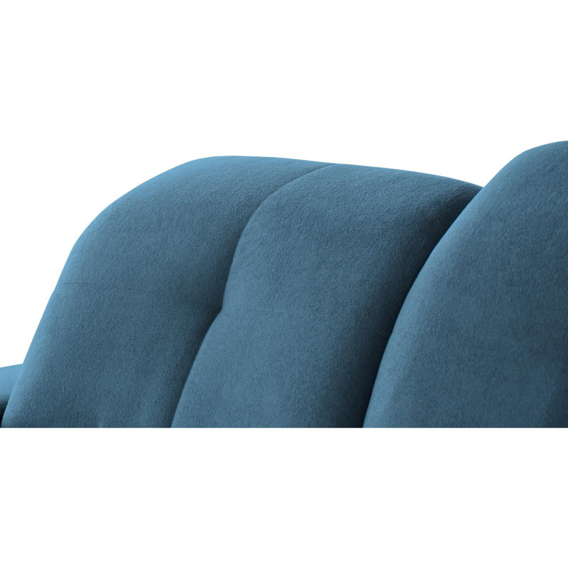 Antwyan 4 Seater Sofa Bed, Blue, Left Hand Facing