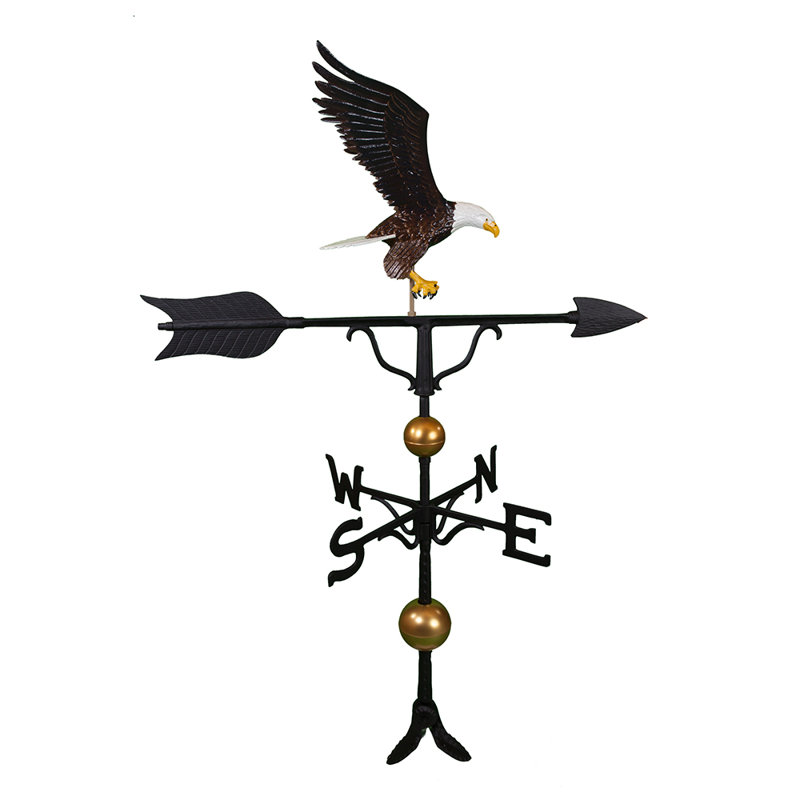 Deluxe H Weathervane, Natural, 52" H x 34" W