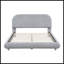 Lit plateforme tapissier Teddy