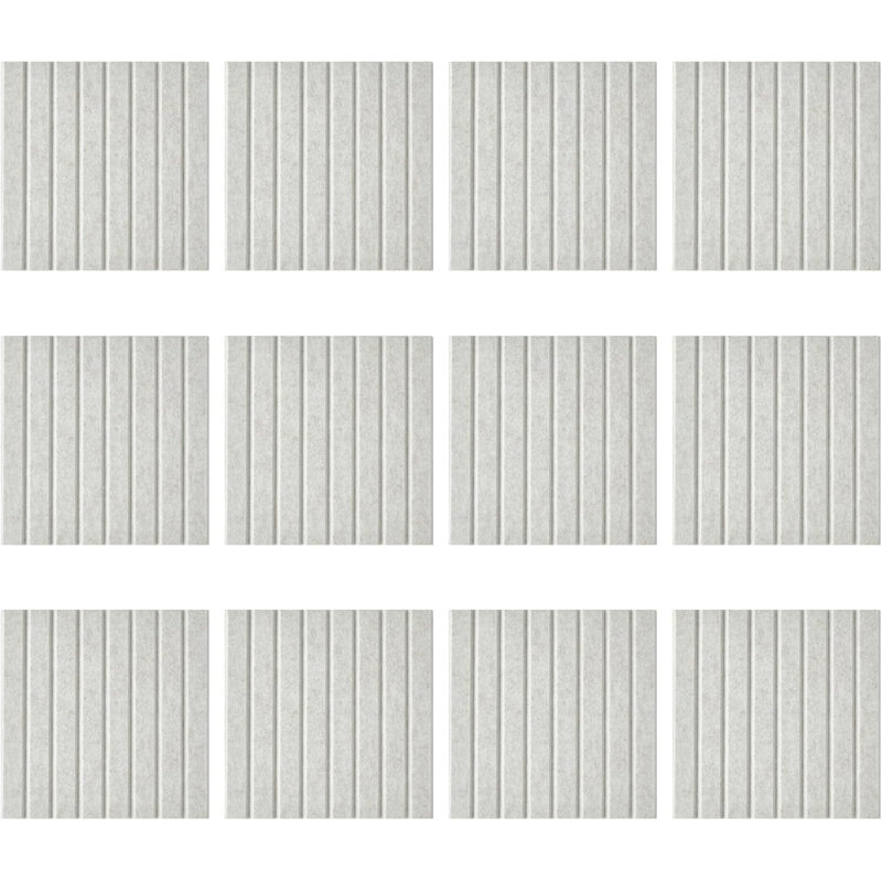 12 Pack Felt Cork Board Alternative,30x30cm Square Pin Board Felt Wall Tiles,for Home Office Classroom