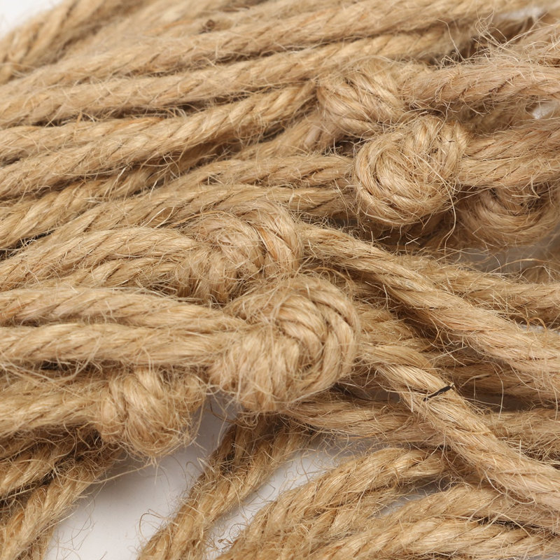 Support à plantes en jute Veliandi, H 45 po x l 7,87 po x P 7,87 po