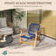 Chaise Adirondack en bois d'acacia Outsunny
