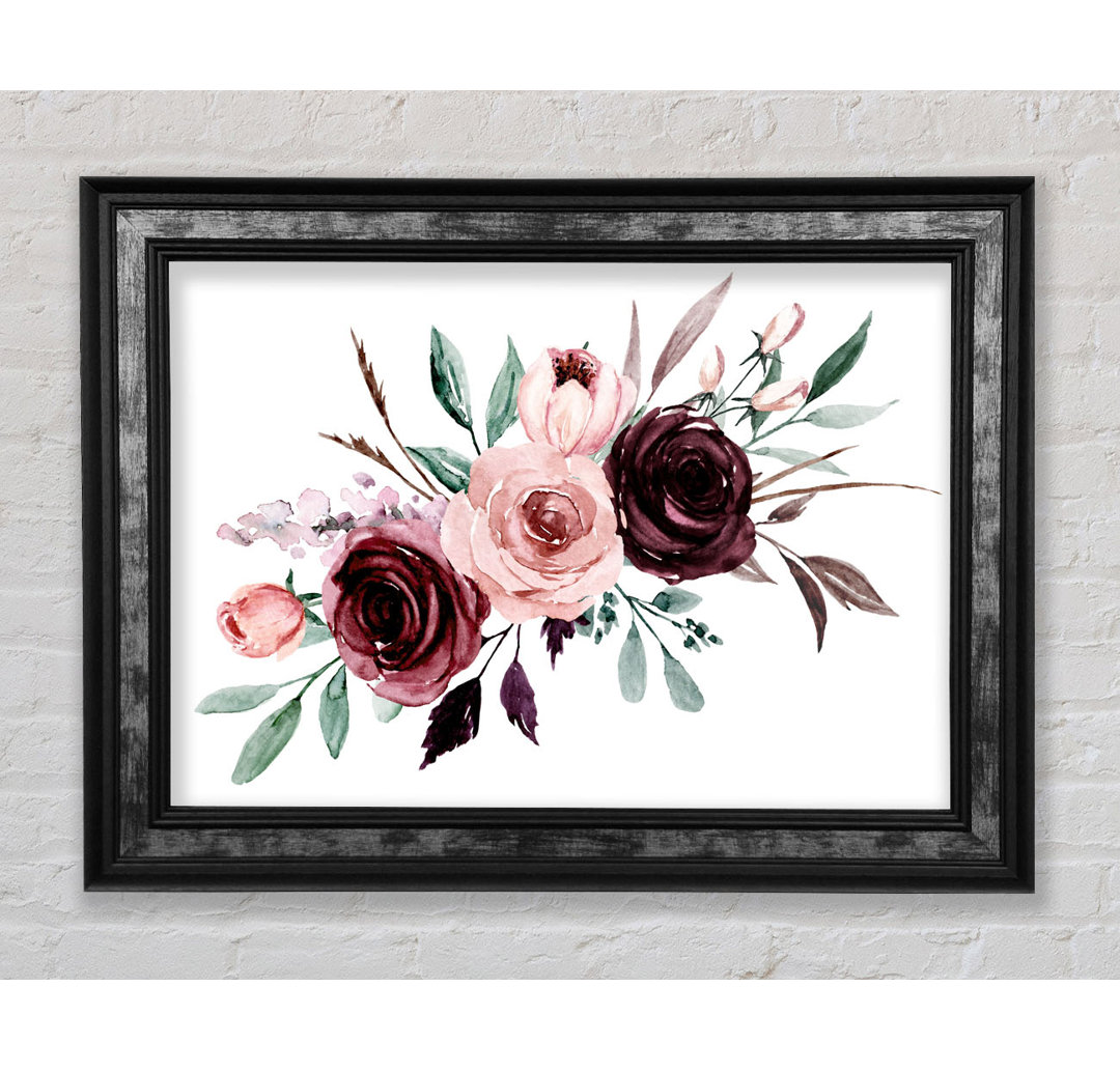 Trio of Lovely Roses - Einzelne Bilderrahmen Kunstdrucke