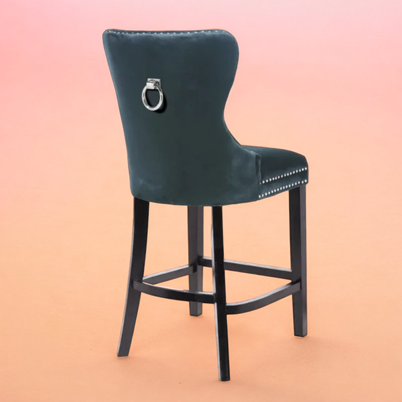 Tabouret de comptoir Lasheen, Vert