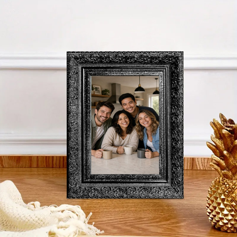 Cadre photo noir 3 pièces 11 "x 14" de style Heritage avec forme rectangulaire classique