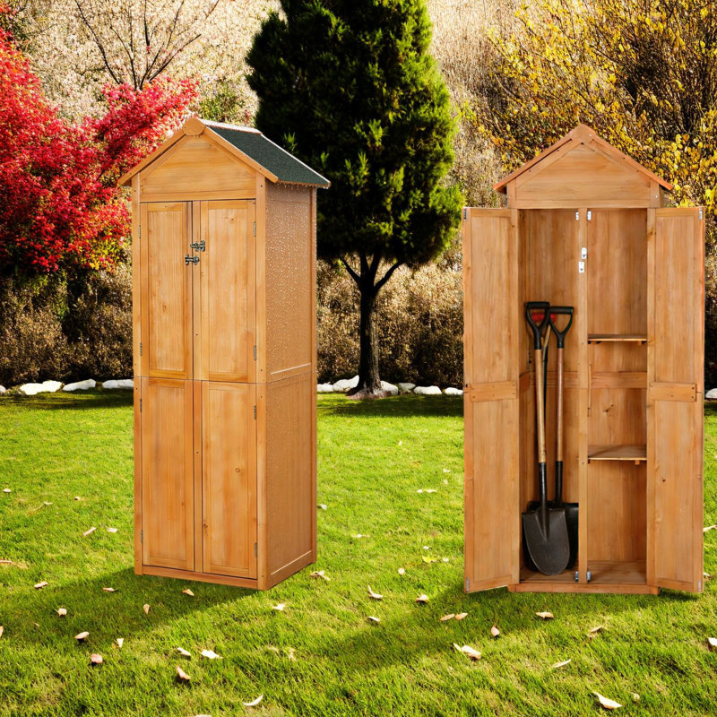 Remise peu encombrante, patio en bois 27,16 x 23,62 x 83,07 po