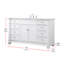 Ensemble de meuble-lavabo simple 60 po Lydie-866570601