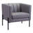 Faux Leather Armchair-2042590823