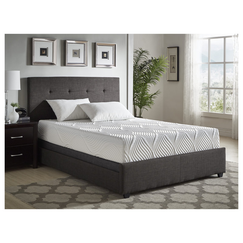 10-Inch Queen Size Gel-Infused Memory Foam Mattress, Firm Support Cooling Mattress with Tencel Breathable Cover, CertiPUR-US Certified Mattress in a Box