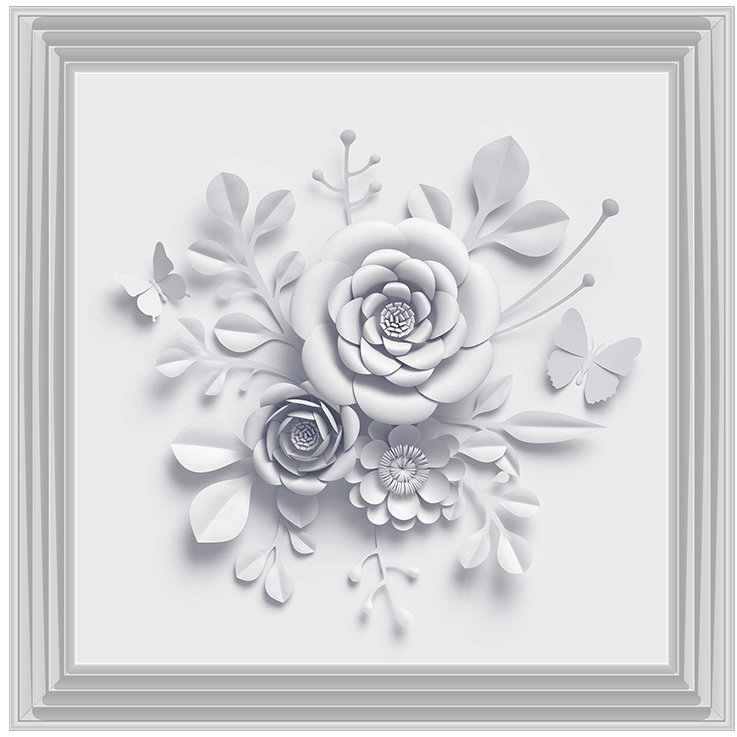 Single Picture Frame Print on Glass