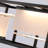 Redvers LED 40 inch Black Linear Pendant Ceiling Light Led Panel