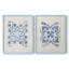 Carreaux monochromes Terra Mesa I - impression encadrée de qualité supérieure - prêt à être accroché - aucun clou requis - aucun clou requis-1392032705-1392032760