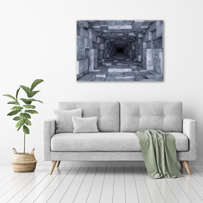 Tunnel - No Frame Print on Glass