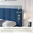 Tufted Headboard, Upholstered Platform Beds with Wooden Slats Support, Fabric Bed Frame-753964321-753964378