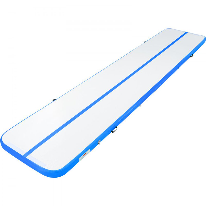 Matelas gonflables d'entraînement à la piste, Bleu