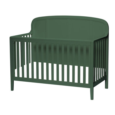 Little Seeds Briar Headboard Crib  - Bottle Green