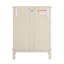 Buffets et buffets lumineux, armoire de rangement en panneau de fibres à densité moyenne blanche