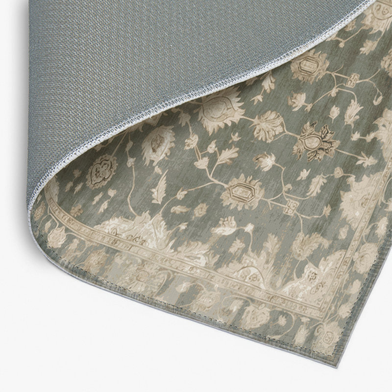 Tapis intérieur et extérieur brun Overdyed, Rectangulaire 2 pi x 3 pi