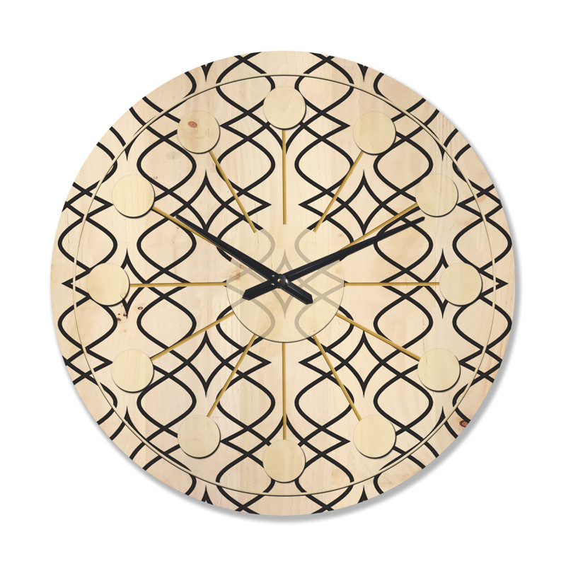 Solid Wood Wall Clock, Extra Large