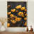 Toile avec cadre flottant or