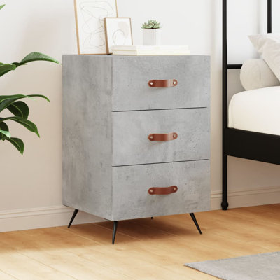 Bursten 40cm W Iron Bedside Table