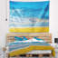 Tapisserie «Seashore Sandy Beach and Calm Blue Sea»-28507822