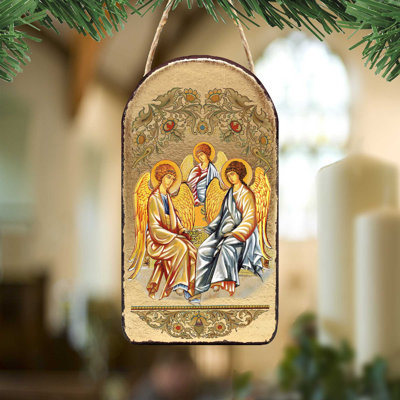 5'' Handmade Wood Shatterproof Photo Ornament