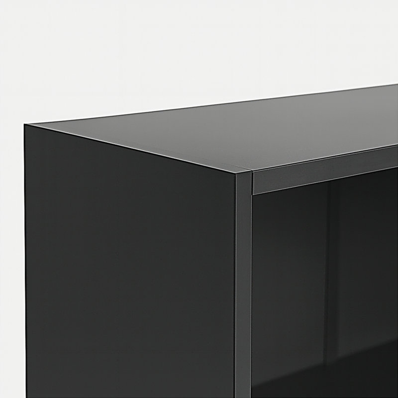 5-Tier Bookshelves Storage Cabinet, Black