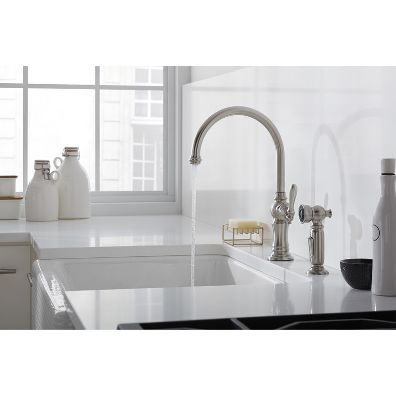 3-Hole Kitchen Faucet Escutcheon, Matte Black