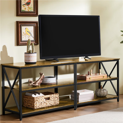 Amanita TV Stand, 3-Tier TV Console Table