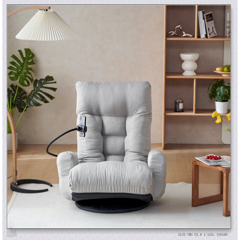 Adjustable Head And Waist Game Chair, Lounge Sofa For Living Room With Ergonomic Design And Comfort, Gray 