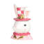 Boîte de 10 lapins Strawberry Street Dapper, rose