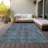 Washable Oriental Indoor / Outdoor Rug-1773295066