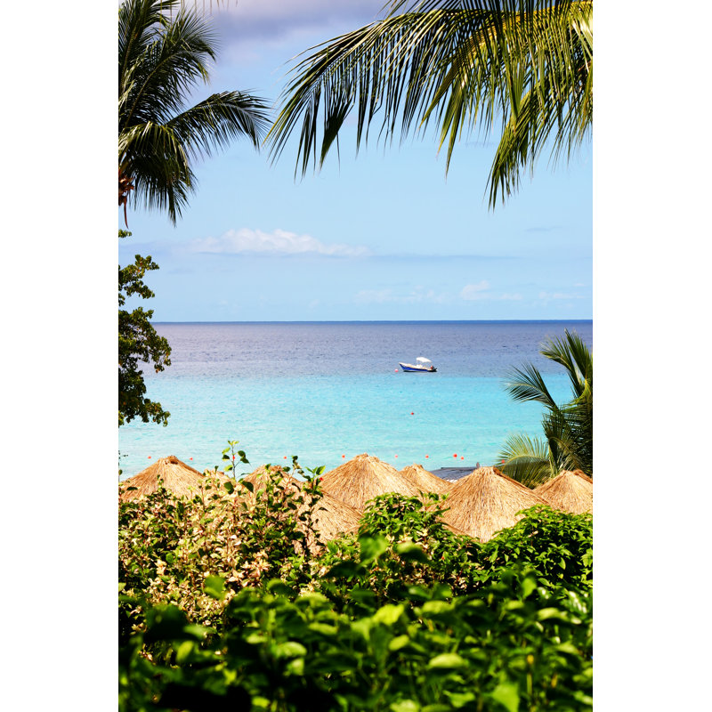 Paradis tropical par Caziopeia, H 18 po x l 12 po
