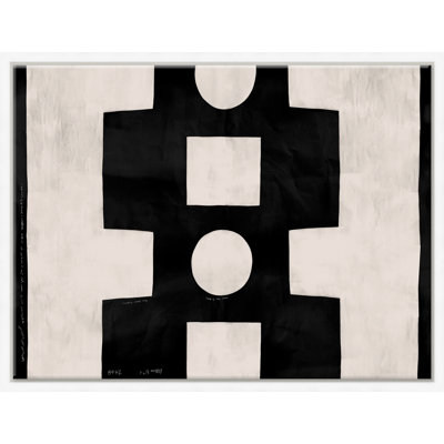 "Abstrait blanc et noir (var. 1)"
