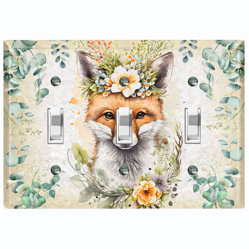Animals 3 - Gang Toggle Light Switch Standard Wall Plate