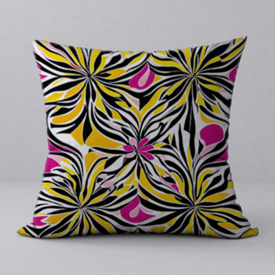 Abstract Reversible Throw Pillow