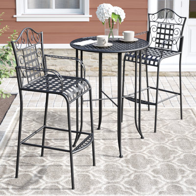Nocona 2 - Person Patio Dining Set with Round Table