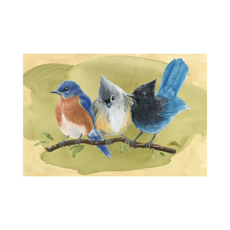 Bird Perch III by Annie Warren - Wrapped Canvas Print, 66.04 cm H x 45.72 cm W x 1.91 cm D