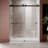 56" - 60" W x 79" H Double Sliding Frameless Shower Door-85011293