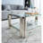 50" Wide Modern Stainless Steel Rectangular Coffee Table-1393164863