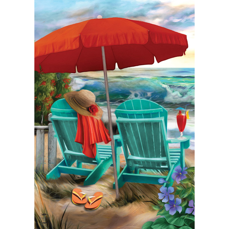 Drapeau de jardin Beach Life