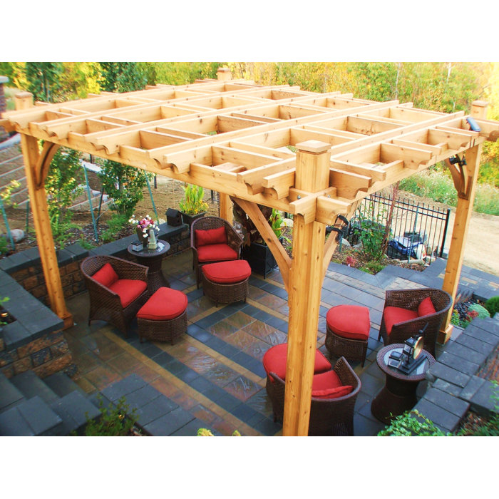 Outdoor Living Today Breeze Solid Wood Pergola & Reviews | Wayfair