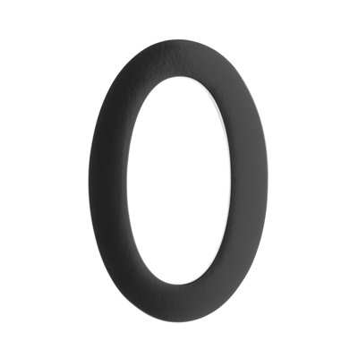 Numéro de maison à fixation affleurante