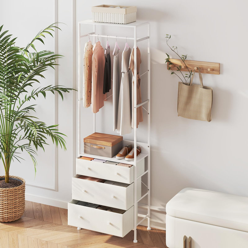 55cm Clothing Rack, Beige