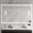 60 In. W X 36 In. H Rectangular Aluminum Medicine Cabinet With Mirror And Flowing Light, Dimmable, Anti-Fog-353516311-353516296