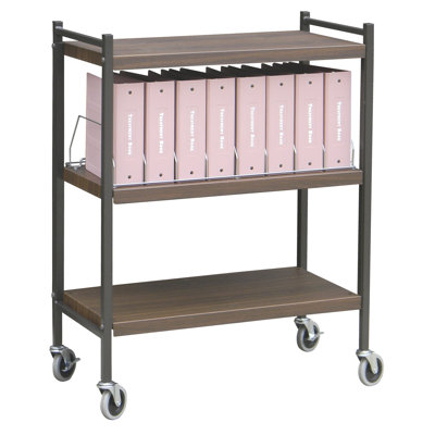 Big Beam 43.75'' H x 34.5'' W File Cart with Wheels