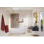 Ursa 34 in. x 58.25 in. Frameless Bronze Tinted Single Fixed Bath Panel-1858811413